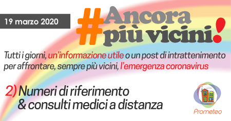 2) Numeri di riferimento & consulti medici a distanza